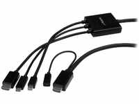 StarTech.com USB-C, HDMI oder Mini DisplayPort auf HDMI Konverterkabel - 2m -...