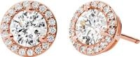 Michael Kors Ohrringe MKC1035AN791 Damen Ohrstecker Silber 925 Rose Zirkonia