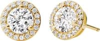 Michael Kors Ohrringe MKC1035AN710 Damen Ohrstecker Silber 925 Gold Zirkonia