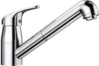 BLANCO DARAS-S-F | K&uuml;chenarmatur in chrom | Hochdruck | Mit herausziehbarem Schlauch