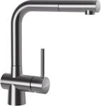 SCHOCK&reg; K&uuml;chenarmatur LAIOS Edelstahl massiv I Hochdruck Armatur mit ausziehbarer