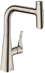 hansgrohe Wasserhahn Metris Select M71 (Wasserhahn K&uuml;che mit Schlauchbox, 150&deg;