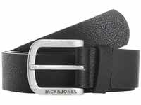 Herren Jack & Jones Ledergürtel JACHARRY Belt Leder Optik Gürtel mit Logo...
