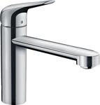 hansgrohe K&uuml;chenarmatur Focus M42, Wasserhahn K&uuml;che mit Auslauf H&ouml;he 120 mm,