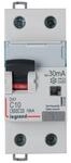 LEGRAND, DX3 FI/LS-Schalter C-Charakteristik, 16A, 1P+N, 6kA, 30mA, Typ A, 230VAC, 2