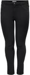 ONLY Carmakoma Damen Carkarla Reg Ankle Zip Jns Black Noos Skinny Jeans,...
