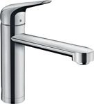 hansgrohe Vorfenster K&uuml;chenarmatur Focus M42, Wasserhahn K&uuml;che mit Auslauf H&ouml;he