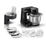 Bosch K&uuml;chenmaschine Serie 2, kleine K&uuml;chenmaschine, Edelstahl-Sch&uuml;ssel 3,8...