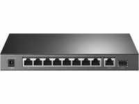 TP-Link TL-SG1210P 10 Port Gigabit PoE LAN Switch (8 Gigabit PoE+ Ports, 1...