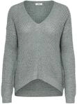 JDY Damen JDYNEW Megan L/S KNT NOOS Pullover, Abyss/Detail:W. Black PLY, XS