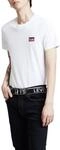 Levi's Herren 2-Pack Crewneck Graphic Tee T-Shirt, Sportswear White/Mineral Black, S