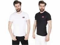 Levi's Herren 2-Pack Crewneck Graphic Tee T-Shirt, Sportswear White/Mineral...