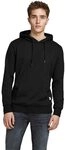 JACK & JONES Herren Jjebasic Noos Hooded Sweatshirt, Schwarz, XXL EU
