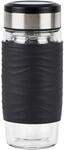 Emsa N20803 Tea Mug Teebecher aus doppelwandigem Glas, 0,4 Liter,...