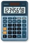 Casio Tischrechner MS-80E 8-stellig W&auml;hrungsumrechnung Aluminiumfront