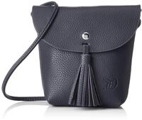 TOM TAILOR Umh&auml;ngetasche Damen Ida, Blau (Blau), 4.5x16x17 cm, Damen Handtasche TOM