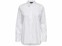 Damen Selected Lange Hemd Bluse | Langarm Classic Tunika Regular Fit Oberteil 