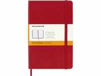 Moleskine Classic Ruled Paper Notebook, Hard Cover and Elastic Closure Journal,...