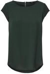 ONLY NOS Damen ONLVIC S/S SOLID TOP NOOS WVN Bluse,, per pack Gr&uuml;n (Green Gables