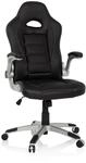 hjh OFFICE 621891 Chefsessel Game Sport Kunstleder Schwarz Gaming Stuhl B&uuml;rostuhl,