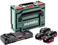 metabo Basis-Set 4 x LiHD 5,5 Ah ASC 145 Duo + mB &ndash; 685180000 &ndash; Akkuset f&uuml;r