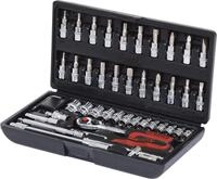 KS Tools 918.0646 1/4 Zoll CHROMEplus Steckschl&uuml;ssel-Satz | inklusive