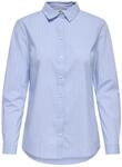JDY Damen JDYMIO L/S Shirt WVN NOOS Bluse, Blau (Cashmere Blue Stripes: Cloud