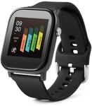 Technaxx Smartwatch mit Temperatur- & Herzfrequenzmesser &ndash; 1,4" Farbdisplay...