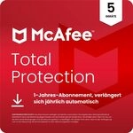 McAfee Total Protection 2026 (5 Ger&auml;te) | Virenschutz, VPN, Betrugsschutz,