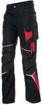 K&Uuml;BLER Workwear | K&Uuml;BLER BODYFORCE Arbeitshose Pro | schwarz/mittelrot | Gr&ouml;&szlig;e 30