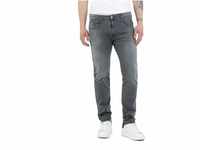 Replay Herren Jeans Anbass Slim-Fit mit Power Stretch, Grau (Dark Grey 096),...