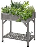 VegTrug&reg; Kr&auml;utergarten Hochbeet - platzsparender Pflanzkasten f&uuml;r Balkon, Terrasse