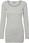 VERO MODA Damen Regular Fit Langarmshirt VMMAXI My LS Soft Long U - Neck NOOS