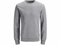 Herren Jack & Jones Basic Sweater | Langarm Sweatshirt Rundhals Pullover 