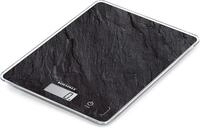 Soehnle Page Compact 300 Slate, digitale K&uuml;chenwaage mit Schiefermuster, Gewicht bis
