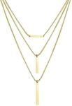 LIEBESKIND Berlin Damen-Kette Edelstahl (Gold) LJ-0446-N-47