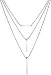 LIEBESKIND Berlin Damen-Kette Edelstahl (Silber) LJ-0445-N-47