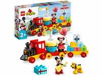 LEGO DUPLO Disney Mickys und Minnies Geburtstagszug, Zug-Spielzeug mit Kuchen...