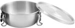 Tatonka Food Bowl 0,5 L - Essensbeh&auml;lter/Sch&uuml;ssel aus Edelstahl - Mit Deckel,