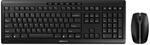 CHERRY Stream Desktop, Kabelloses Tastatur- und Maus-Set, EU-Layout (QWERTY), 2,4 GHz