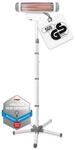 reer Wickeltischstrahler FeelWell 2in1, Standheizstrahler und Wandmontage, 2