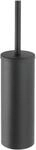 WENKO WC-Garnitur Mod. Bosio Black, Wandmontage, 9x40,5x13 cm, inkl. Schraubmaterial,