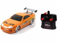 Jada Toys 253206006 Fast & Furious RC-Auto Brian's Toyota Supra-Orange,