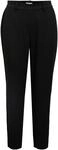 Object NOS Damen Objlisa Slim Pant NOOS Hose, per Pack Schwarz (Black Black),