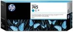 HP 745 (F9K03A) Original Tintenpatrone f&uuml;r DesignJet, Cyan, 300 ml