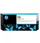 HP 745 (F9K02A) Original Tintenpatrone f&uuml;r DesignJet, Gelb, 300 ml