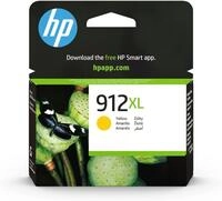 HP 912XL (3YL83AE) Gelb Original Druckerpatrone mit hoher Reichweite f&uuml;r HP