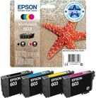 Epson Original 603 Tinte Seestern Multipack 4-farbig Standard, WF-2820DWF...