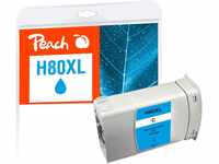 Peach H80 Druckerpatrone XL cyan ersetzt HP No. 80XL C, C4846A für z.B. HP...