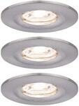 Paulmann 94301 Nova Mini LED Einbauleuchte Coin 3er Set rund starr 3x4W